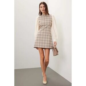 SEA NEW YORK Beatriz Plaid Dress Size 6